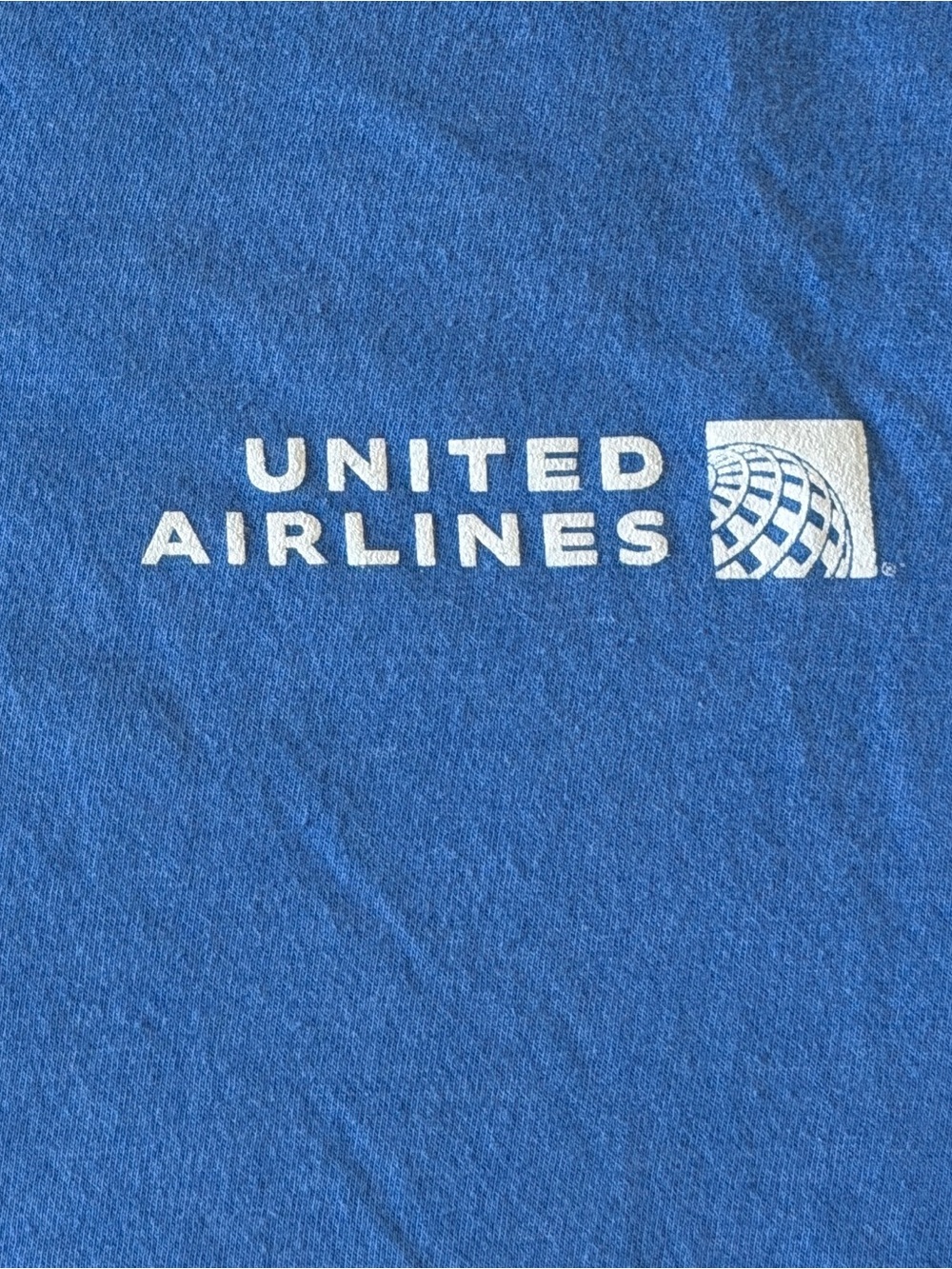 Men’s Blue United Long-Sleeve T-Shirt in Size M - Picture 3 of 4